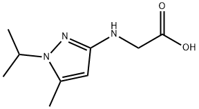 N-(1-isopropyl-5-methyl-1H-pyrazol-3-yl)glycine Structure