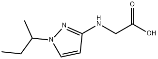 N-(1-sec-butyl-1H-pyrazol-3-yl)glycine Structure