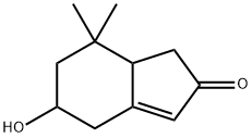 2H-Inden-2-one, 1,4,5,6,7,7a-hexahydro-5-hydroxy-7,7-dimethyl- Structure