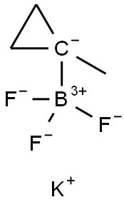 Borate(1-), trifluoro(1-methylcyclopropyl)-, potassium (1:1), (T-4)- Structure