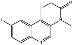 2H-1,4-Oxazino[3,2-c]quinolin-3(4H)-one, 9-iodo-4-methyl- Structure