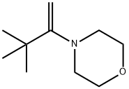 Morpholine, 4-(2,2-dimethyl-1-methylenepropyl)- 구조식 이미지