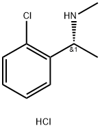 (1R)-1-(2-CHLOROPHENYL)ETHYL](METHYL)AMINE HYDROCHLORIDE Structure