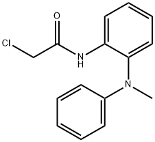 Acetamide, 2-chloro-N-[2-(methylphenylamino)phenyl]- Structure