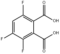 1,2-Benzenedicarboxylic acid, 3,4,6-trifluoro- Structure