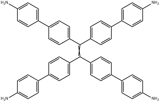 Tetrakis(4-aminobiphenyl)ethylene 구조식 이미지
