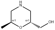 rel-((2R,6S)-6-methylmorpholin-2-yl)methanol Structure