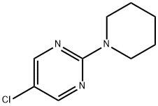 Pyrimidine, 5-chloro-2-(1-piperidinyl)- Structure