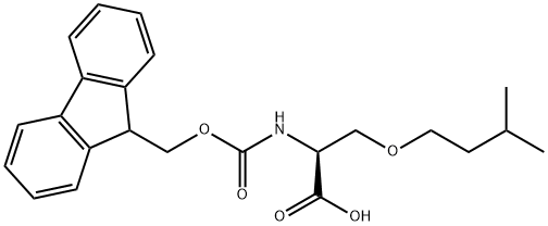 N-（(9H-fluoren-9-ylmethoxy)carbonyl）-O-(3-methylbutyl)-L-S Structure