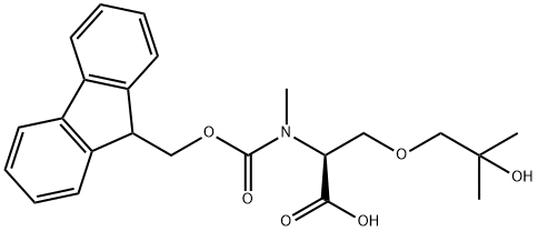 N-（(9H-fluoren-9-ylmethoxy)carbonyl）-O-(2-hydroxy-2-methyl Structure