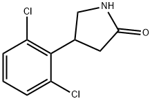 2-Pyrrolidinone, 4-(2,6-dichlorophenyl)- Structure