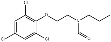 Formamide, N-propyl-N-[2-(2,4,6-trichlorophenoxy)ethyl]- Structure