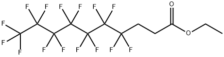 Decanoic acid, 4,4,5,5,6,6,7,7,8,8,9,9,10,10,10-pentadecafluoro-, ethyl ester 구조식 이미지