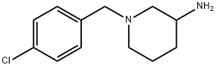 3-Piperidinamine, 1-[(4-chlorophenyl)methyl]- Structure