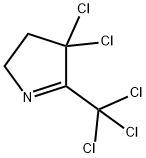 2H-Pyrrole, 4,4-dichloro-3,4-dihydro-5-(trichloromethyl)- 구조식 이미지