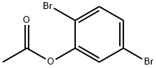 Phenol, 2,5-dibromo-, 1-acetate Structure