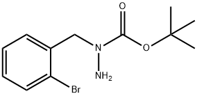 1-Boc-1-(2-bromobenzyl)hydrazine Structure