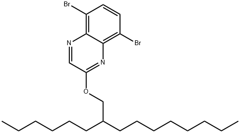 5,8-dibromo-2-((2-hexyldecyl)oxy)quinoxaline Structure