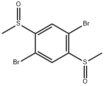 Benzene, 1,4-dibromo-2,5-bis(methylsulfinyl)- Structure