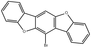 Benzo[1,2-b:4,5-b']bisbenzofuran, 6-bromo- Structure