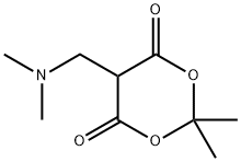 1,3-Dioxane-4,6-dione, 5-[(dimethylamino)methyl]-2,2-dimethyl- Structure