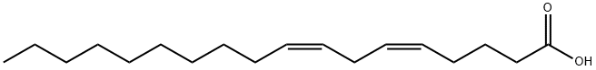 5,8-Octadecadienoic acid, (5Z,8Z)- Structure