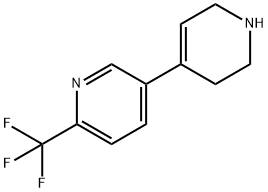 3,4′-Bipyridine, 1′,2′,3′,6′-tetrahydro-6-(trifluoromethyl)- Structure