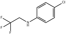 Benzenamine, 4-chloro-N-(2,2,2-trifluoroethyl)- Structure