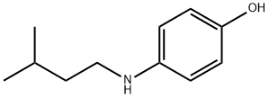 Phenol, 4-[(3-methylbutyl)amino]- Structure