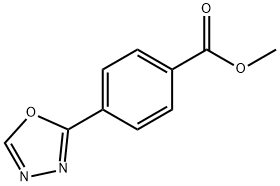 Benzoic acid, 4-(1,3,4-oxadiazol-2-yl)-, methyl ester Structure