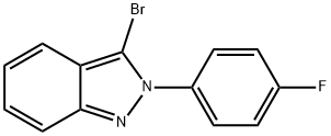 3-bromo-2-(4-fluorophenyl)indazole Structure