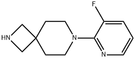 2,7-Diazaspiro[3.5]nonane, 7-(3-fluoro-2-pyridinyl)- Structure