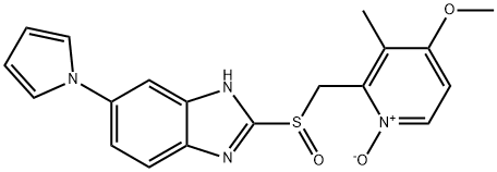 Ilaprazole Impurity 5 (Ilaprazole Pyridine N-Oxide) Structure