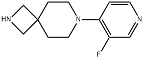 2,7-Diazaspiro[3.5]nonane, 7-(3-fluoro-4-pyridinyl)- Structure