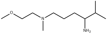 1,4-Hexanediamine, N1-(2-methoxyethyl)-N1,5-dimethyl- 구조식 이미지