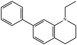 1-Ethyl-7-phenyl-1,2,3,4-tetrahydroquinoline 구조식 이미지