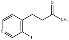 3-(3-Fluoropyridin-4-yl)propanamide 구조식 이미지