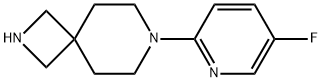 2,7-Diazaspiro[3.5]nonane, 7-(5-fluoro-2-pyridinyl)- Structure