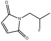 1H-Pyrrole-2,5-dione, 1-(2-fluoropropyl)- 구조식 이미지