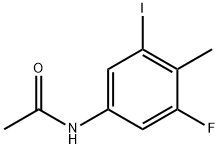 Acetamide, N-(3-fluoro-5-iodo-4-methylphenyl)- Structure