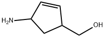 2-Cyclopentene-1-methanol, 4-amino- Structure