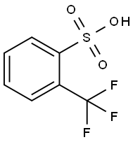 Benzenesulfonic acid, 2-(trifluoromethyl)- Structure