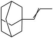 Tricyclo[3.3.1.13,7]decane, 1-(1-propen-1-yl)- Structure