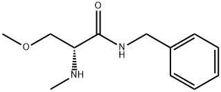 (R)-N-Benzyl-3-methoxy-2-(methylamino)propanamide Structure