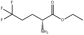 D-Norvaline, 5,5,5-trifluoro-, ethyl ester Structure