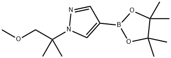 1-(2-Methoxy-1,1-dimethyl-ethyl)pyrazole-4-boronic acid pinacol ester Structure