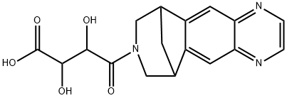 6,10-Methano-8H-pyrazino[2,3-h][3]benzazepine-8-butanoic acid, 6,7,9,10-tetrahydro-α,β-dihydroxy-γ-oxo- 구조식 이미지