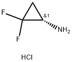 Cyclopropanamine, 2,2-difluoro-, hydrochloride (1:1), (1S)- Structure