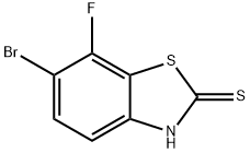 6-bromo-7-fluoro-3H-1,3-benzothiazole-2-thione Structure