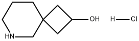 6-Azaspiro[3.5]nonan-2-ol, hydrochloride (1:1) Structure
